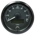 VDO SingleViu Tachometer 8.000 RPM Black 80mm gauge